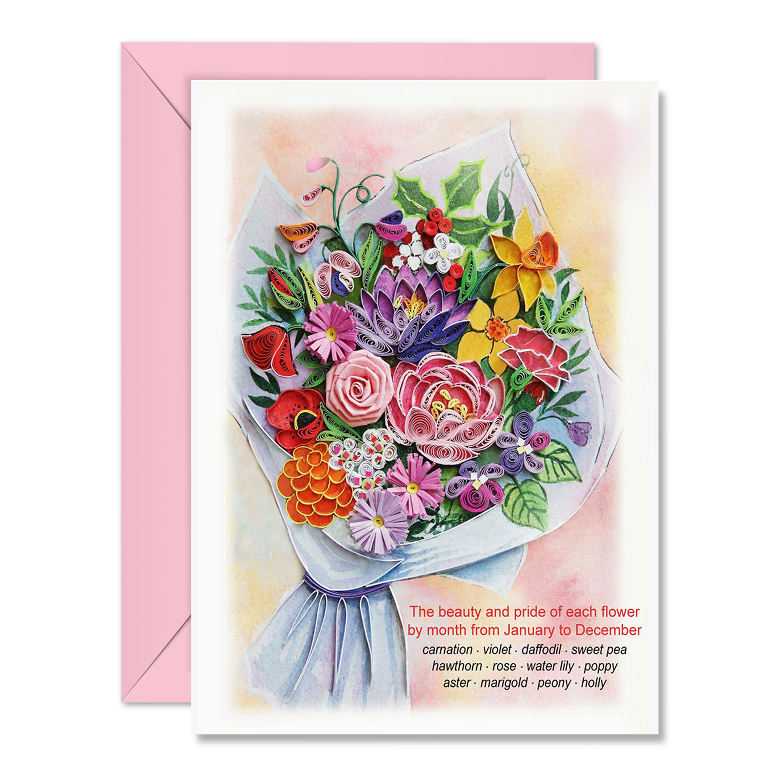 COLORFUL BOUQUET CARD