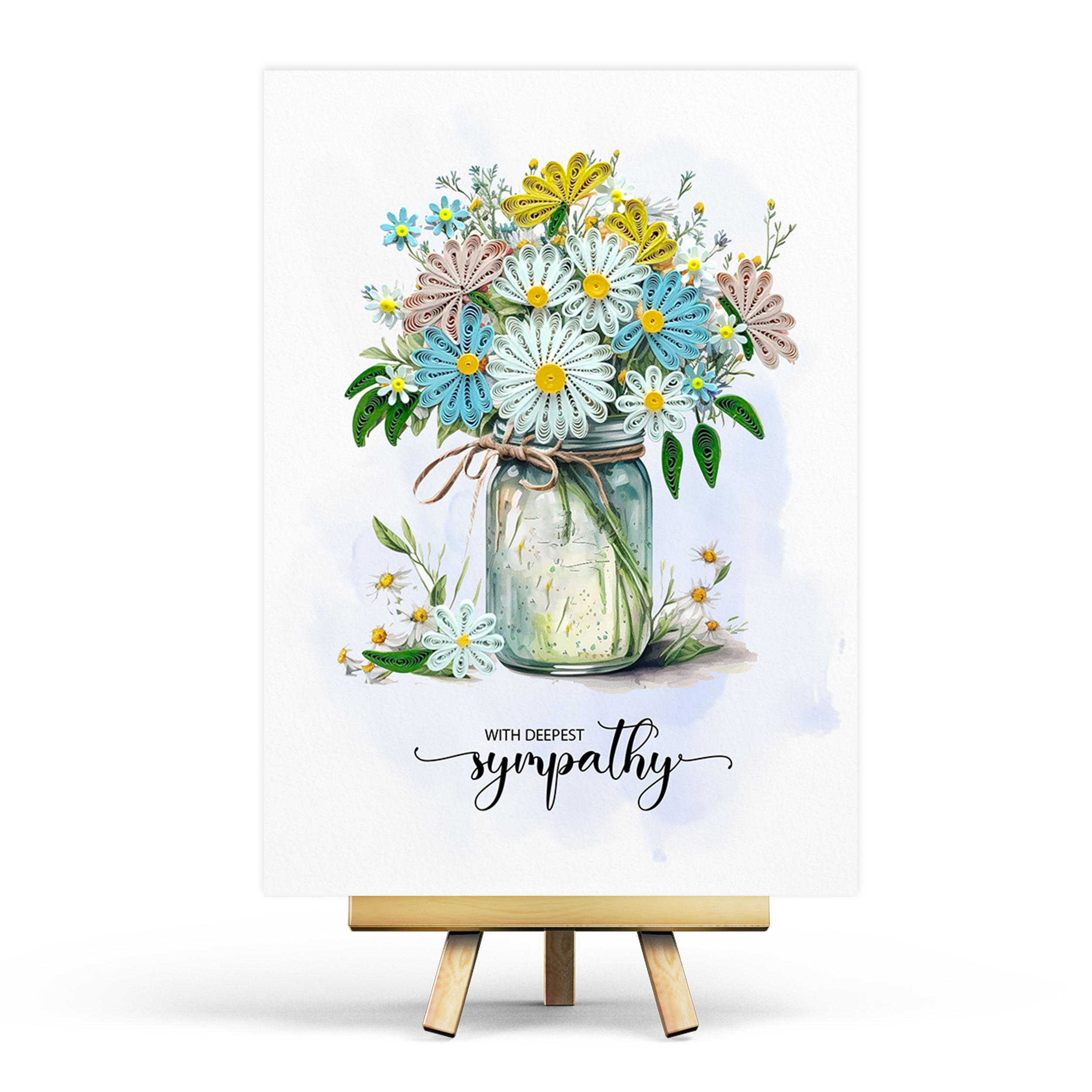 Daisy Sympathy Card