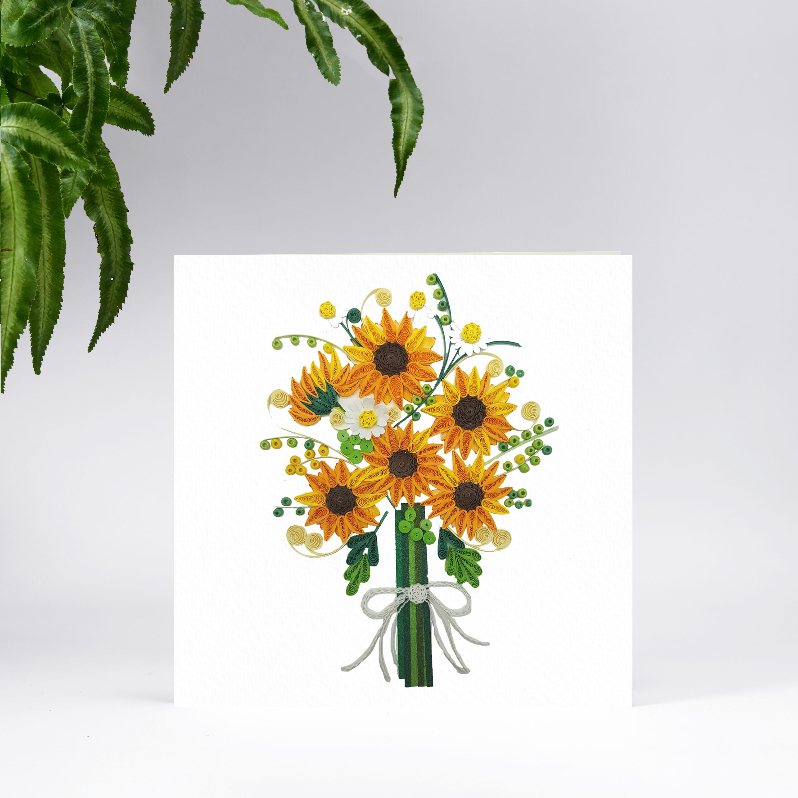 Sunflower Quilling Card