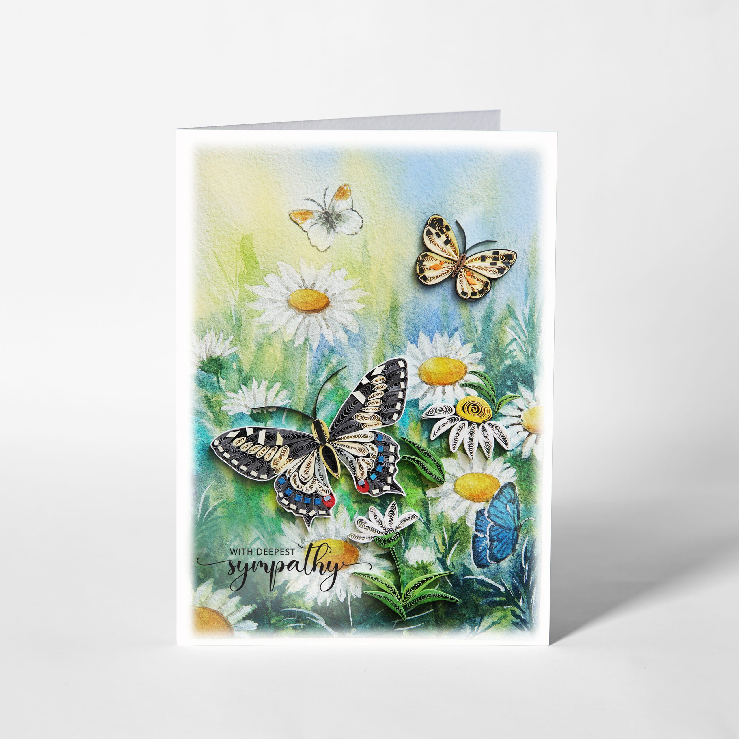 Sympathy Daisy Garden Card