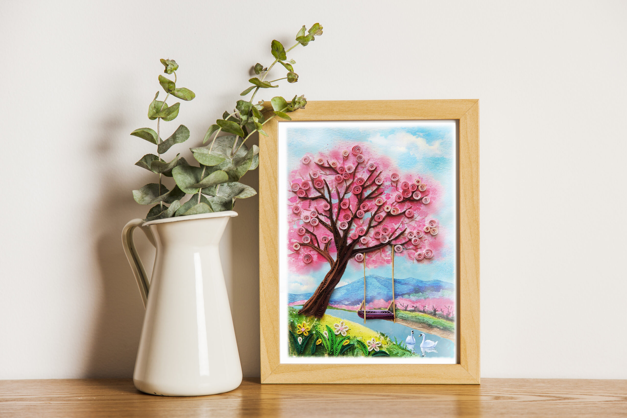 Pink Spring Card